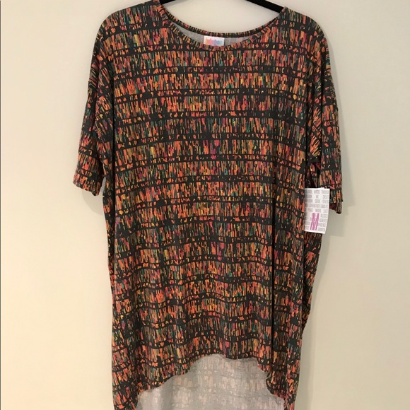 LuLaRoe Tops - LuLaRoe Irma Tunic / Unique Multicolor Pattern / M